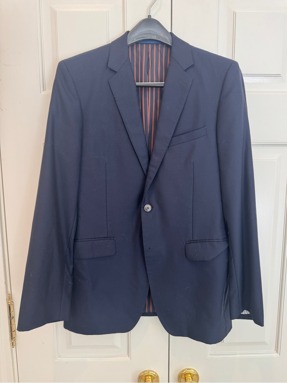 Men's Paul Betenly Navy Single-Button Italian Sport Coat
